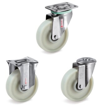 Roues en polyamide 6 avec fibres de verre